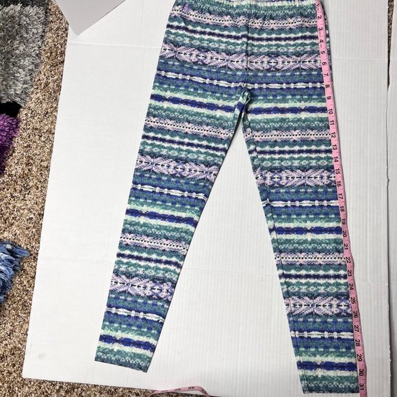 Polo Ralph Lauren Multi Colored tights Girls Sz large NWT - Picture 2 of 7